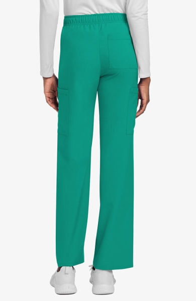 Pantaloni uniforma medicala unisex, Cherokee, CK280A, Culoare: Teal, Marime: XS, , 4 image