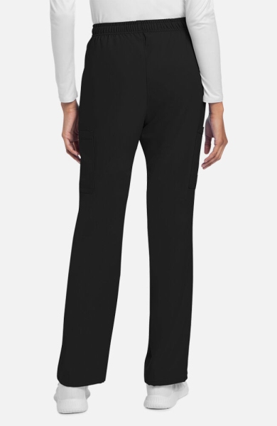 Pantaloni uniforma medicala dama, Cherokee, CK272A, Culoare: Black, Marime: XS, , 4 image
