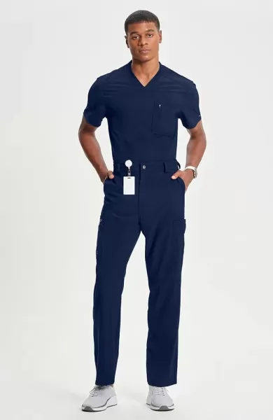 Pantaloni uniforma medicala, Infinity, CK200A, Culoare: Navy, Marime: S, , 2 image