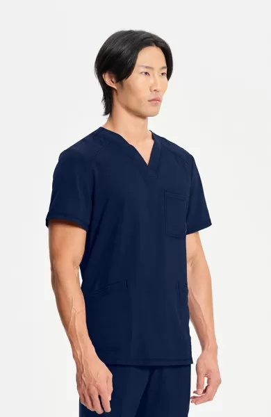 Bluza uniforma medicala, Infinity, CKE900A, Culoare: Navy, Marime: S, , 2 image