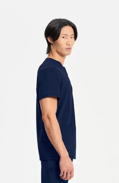 Bluza uniforma medicala, Infinity, CKE900A, Culoare: Navy, Marime: S, , 3 image