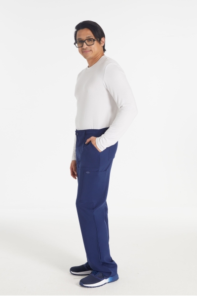 Pantaloni uniforma medicala, cargo, barbati, Dickies, DKE015, Culoare: Navy, Marime: S, , 4 image