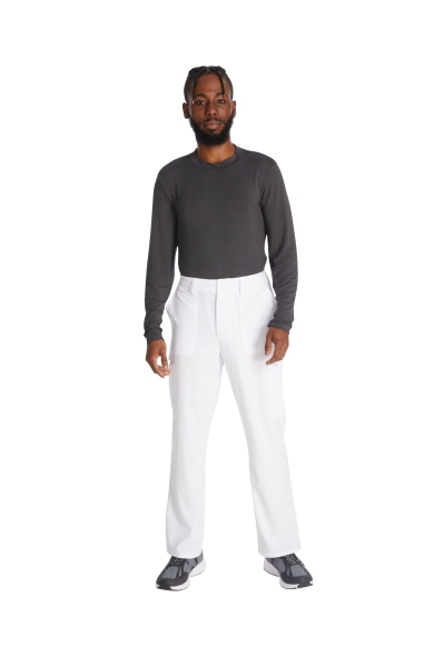 Pantaloni uniforma medicala, cargo, barbati, Dickies, DKE015, Culoare: White, Marime: S, , 5 image