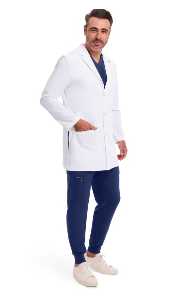 Halat medical, barbati, Healing Hands Logan, HHE5100, Culoare: White, Marime: XL, , 6 image