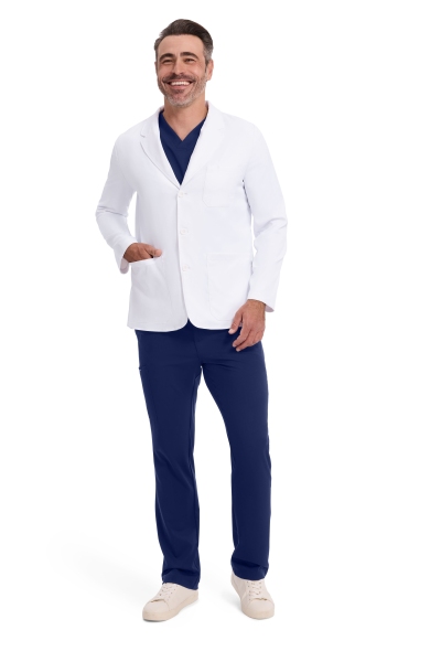 Halat medical, barbati, Healing Hands Leo, HHE5150, Culoare: White, Marime: M, , 2 image