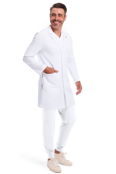 Halat medical, barbati, Healing Hands Luke, HHE5151, Culoare: White, Marime: S, , 7 image