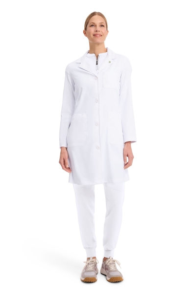 Halat medical, dama, Healing Hands, HHE5161, Culoare: White, Marime: 2XS, Pentru: Femei, 