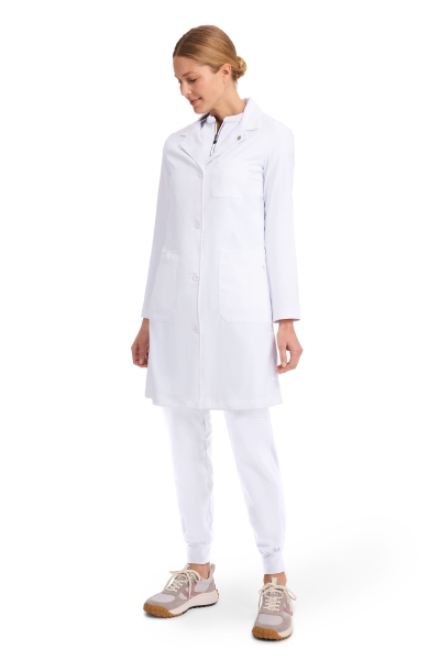 Halat medical, dama, Healing Hands, HHE5161, Culoare: White, Marime: S, Pentru: Femei, , 6 image