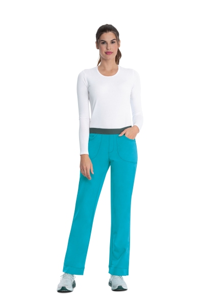 Pantaloni uniforma medicala, Infinity, CKE1124, Culoare: Teal, Marime: XS, 