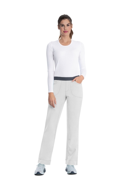 Pantaloni uniforma medicala, Infinity, CKE1124, Culoare: White, Marime: S, 