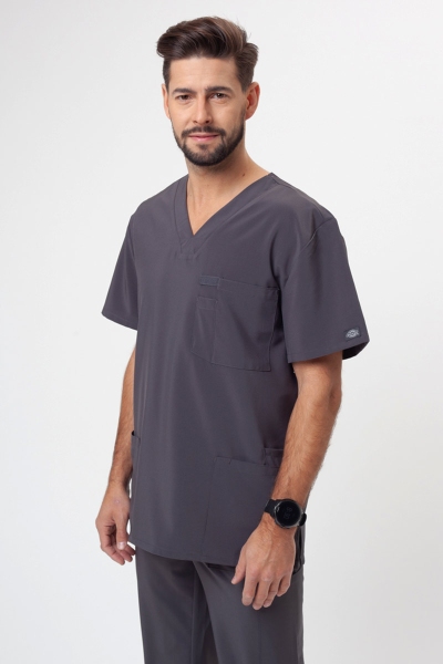 Bluza uniforma medicala, barbati, Dickies EDS Essentials, DKE645, Pentru: Barbati, Culoare: Pewter, Marime: L, 