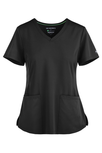 Bluza uniforma medicala, dama, Healing Hands HH Works, HHE2500, Culoare: Black, Pentru: Femei, Marime: S, 