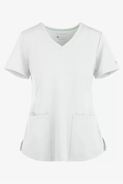 Bluza uniforma medicala, dama, Healing Hands HH Works, HHE2500, Culoare: White, Pentru: Femei, Marime: M, 
