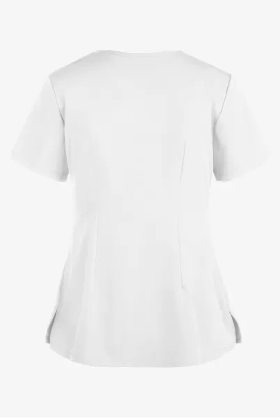 Bluza uniforma medicala, dama, Healing Hands HH Works, HHE2500, Culoare: White, Pentru: Femei, Marime: XS, , 3 image