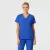 Bluza uniforma medicala, Wink W123, 6155, Culoare: Royal Blue, Marime: XL, 