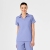 Bluza uniforma medicala cu guler, W123, 6955, Culoare: Ceil, Marime: XS, 