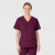 Bluza uniforma medicala, WonderWork 101, Culoare: Wine, Marime: L, 