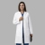 Halat laborator lung, Wink LAB, 7402, Culoare: White, Marime: XS, 