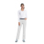 Pantaloni uniforma medicala, Infinity, CKE1124, Culoare: White, Marime: 2XS, 