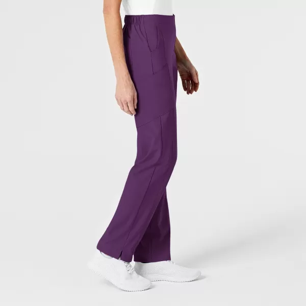 Pantaloni uniforma medicala, Wink W123, 5155, Pentru: Femei, Culoare: Eggplant, Marime: XL, , 3 image