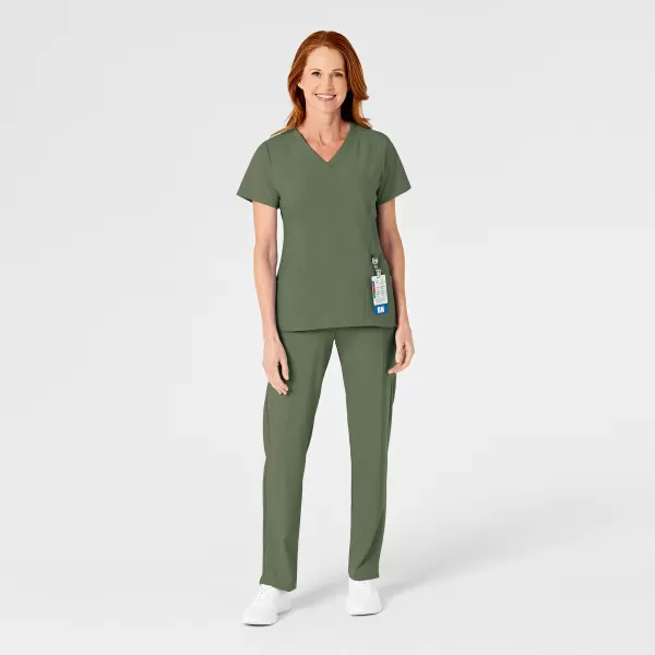 Pantaloni uniforma medicala, Wink W123, 5155, Pentru: Femei, Culoare: Olive, Marime: M, , 2 image