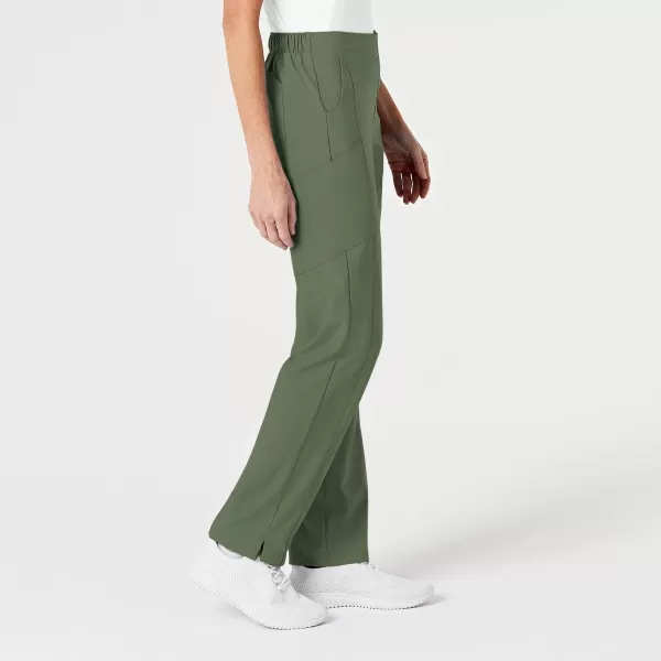 Pantaloni uniforma medicala, Wink W123, 5155, Pentru: Femei, Culoare: Olive, Marime: M, , 3 image