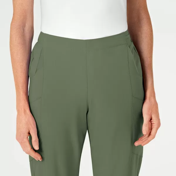 Pantaloni uniforma medicala, Wink W123, 5155, Pentru: Femei, Culoare: Olive, Marime: S, , 4 image