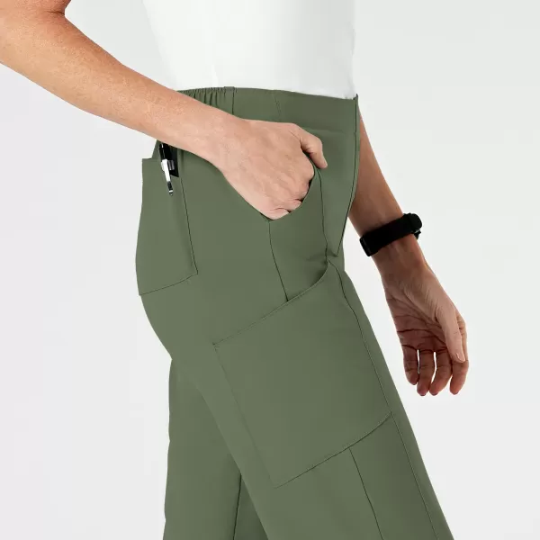 Pantaloni uniforma medicala, Wink W123, 5155, Pentru: Femei, Culoare: Olive, Marime: L, , 6 image
