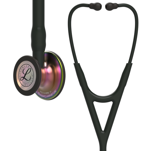Stetoscop 3M Littmann, Cardiology IV, Rainbow Black 6165, 