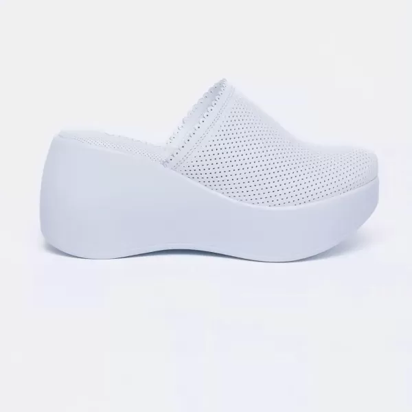 Papuci anatomici dama, din piele naturala, cu platforma inalta, Marimi: 39, , 2 image