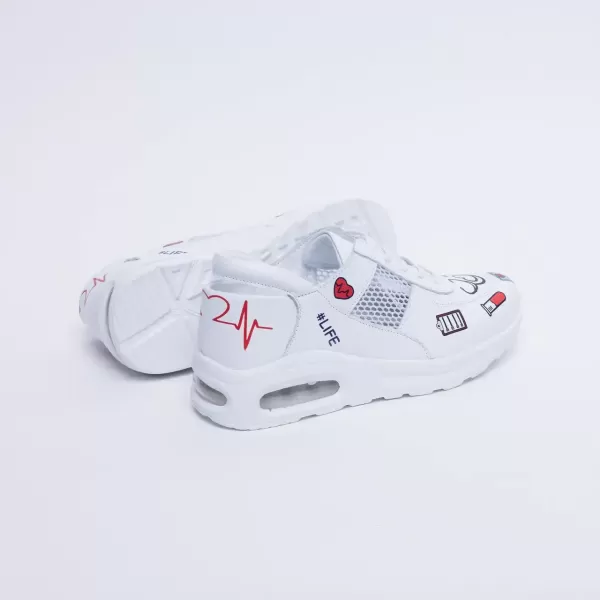 Adidasi medicali dama, din piele naturala si talpa antisoc, Marimi: 36, , 3 image