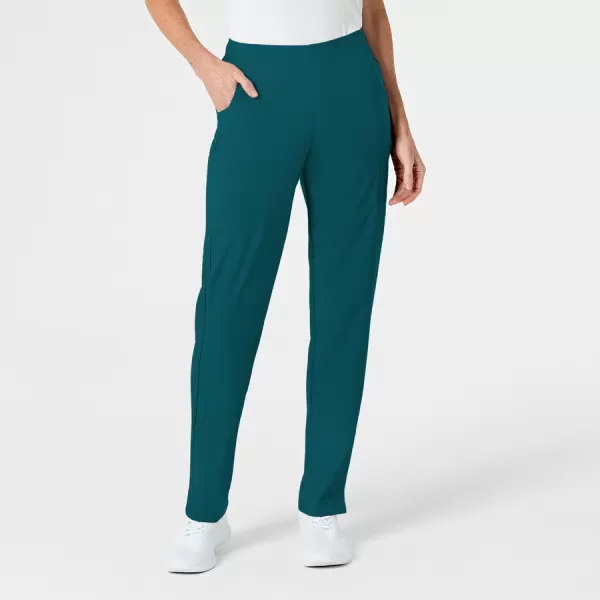Pantaloni uniforma medicala, Wink W123, 5155, Pentru: Femei, Culoare: Caribbean Blue, Marime: XL, 