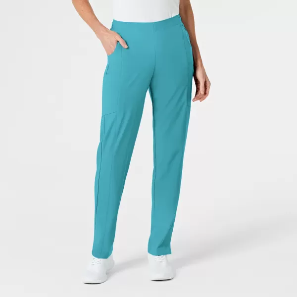 Pantaloni uniforma medicala, Wink W123, 5155, Pentru: Femei, Culoare: Teal, Marime: L, 