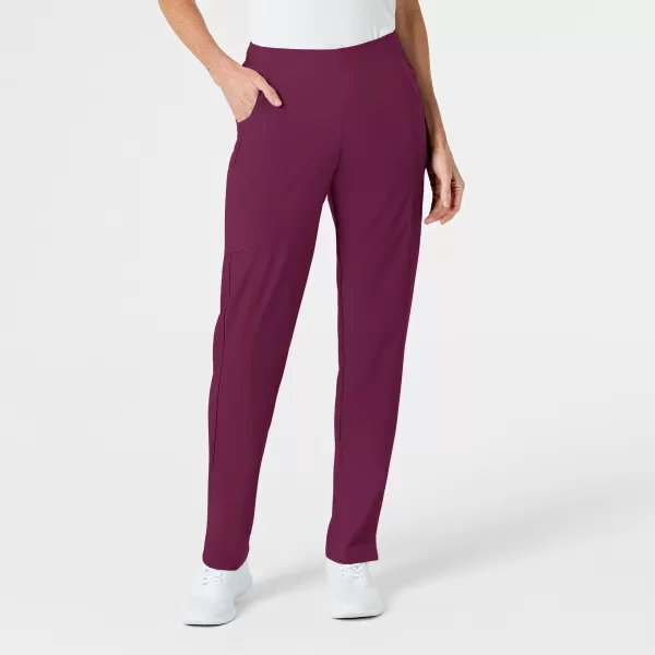 Pantaloni uniforma medicala, Wink W123, 5155, Pentru: Femei, Culoare: Wine, Marime: L, 