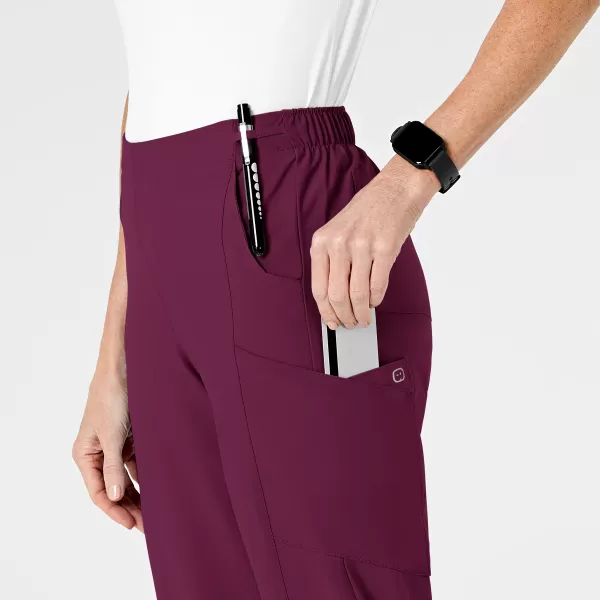 Pantaloni uniforma medicala, Wink W123, 5155, Pentru: Femei, Culoare: Wine, Marime: L, , 5 image