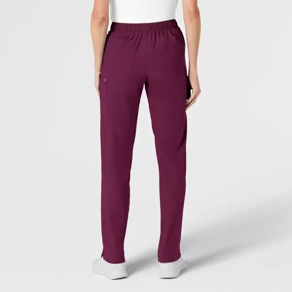 Pantaloni uniforma medicala, Wink W123, 5155, Pentru: Femei, Culoare: Wine, Marime: 2XL, , 8 image