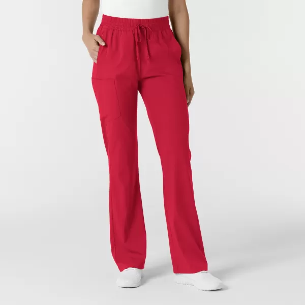 Pantaloni uniforma medicala, Wink Boundless, 5251, Culoare: Red, Marime: M, 