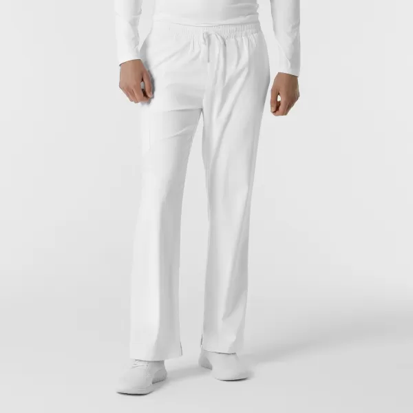 Pantaloni uniforma medicala, Wink Boundless, 5351, Culoare: White, Marime: L, 