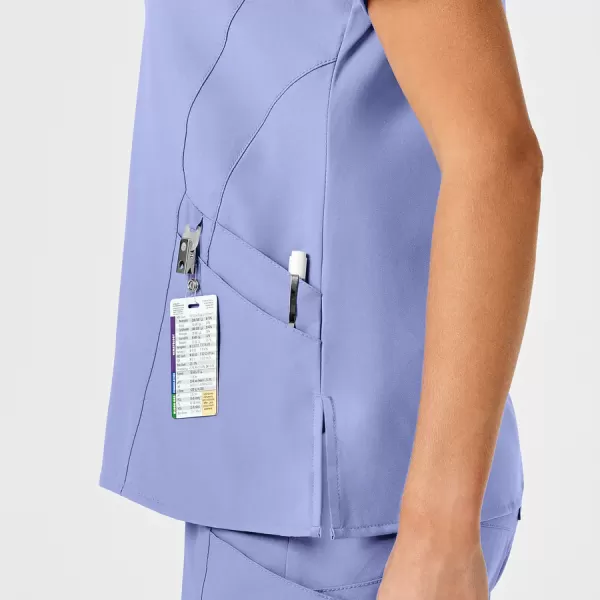 Bluza uniforma medicala, Wink W123, 6155, Culoare: Ceil, Marime: 2XS, , 6 image