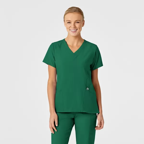 Bluza uniforma medicala, Wink W123, 6155, Culoare: Hunter, Marime: XS, 
