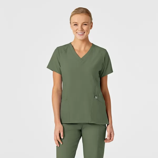 Bluza uniforma medicala, Wink W123, 6155, Culoare: Olive, Marime: M, 