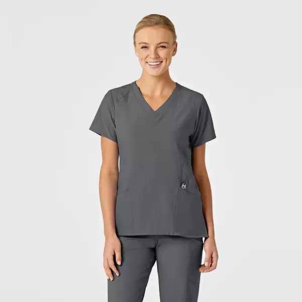 Bluza uniforma medicala, Wink W123, 6155, Culoare: Pewter, Marime: L, 