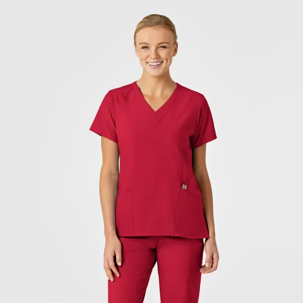 Bluza uniforma medicala, Wink W123, 6155, Culoare: Red, Marime: S, 