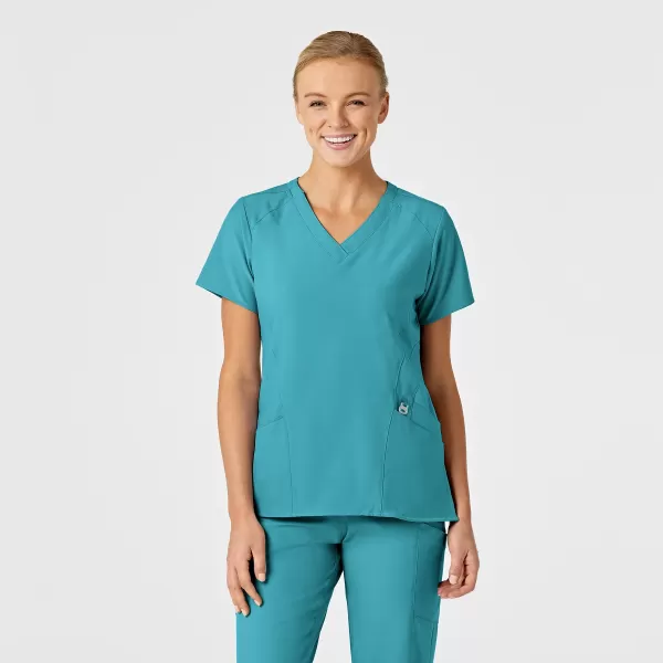 Bluza uniforma medicala, Wink W123, 6155, Culoare: Teal, Marime: S, 
