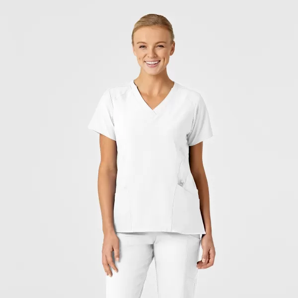Bluza uniforma medicala, Wink W123, 6155, Culoare: White, Marime: S, 