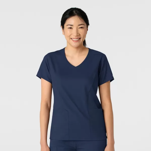 Bluza uniforma medicala, Wink Boundless, 6251, Culoare: Navy, Marime: S, 