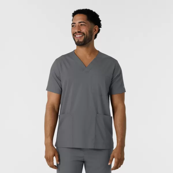 Bluza uniforma medicala, Wink Boundless, 6351, Culoare: Pewter, Marime: S, 