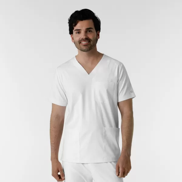 Bluza uniforma medicala, Wink Boundless, 6351, Culoare: White, Marime: S, 