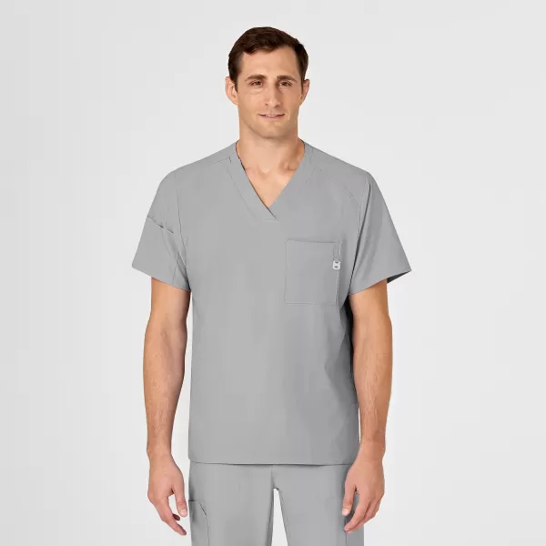 Bluza uniforma medicala, Wink W123, 6355, Culoare: Grey, Marime: L, 