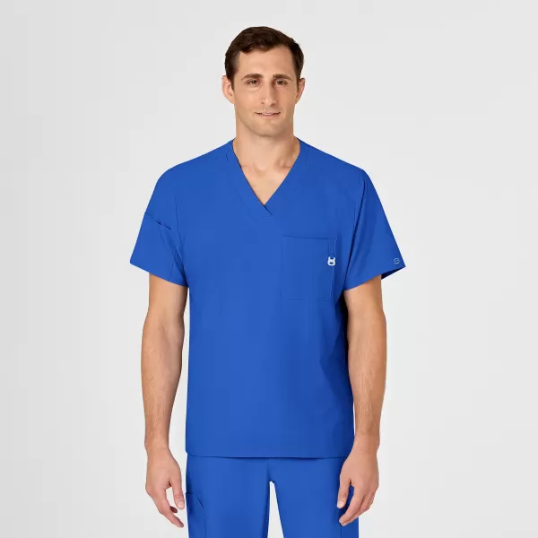 Bluza uniforma medicala, Wink W123, 6355, Culoare: Royal Blue, Marime: S, 